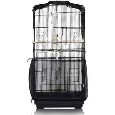 ASOCEA Protetor de Sementes para Gaiolas de Pássaros - Saia de Malha ASOCEA Protetor de Sementes para Gaiolas de Pássaros - Saia de Malha