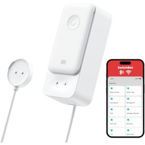 SwitchBot Sensor de Água WiFi, Inteligente para Deteção de Fugas de Água, Alertas Ajustáveis de 100dB e Aplicação, IP67 À Prova de Água, Sem Fios para o Lar com Cabo Sensor de 1m (3.28ft), Não Exige SwitchBot Sensor de Água WiFi, Inteligente para Deteção de Fugas de Água, Alertas Ajustáveis de 100dB e Aplicação, IP67 À Prova de Água, Sem Fios para o Lar com Cabo Sensor de 1m (3.28ft), Não Exige