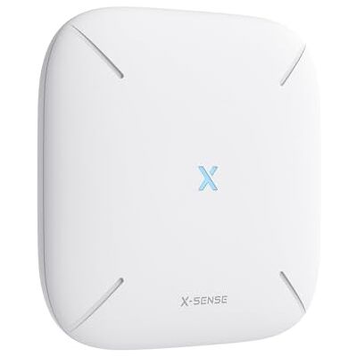 X-Sense Estação base para Home Security casa inteligente, hub compacto de sistema de alarme, requer Wi-Fi 2,4 GHz, botão silencioso / ligação 2 em 1, X-Sense Estação base para Home Security casa inteligente, hub compacto de sistema de alarme, requer Wi-Fi 2,4 GHz, botão silencioso / ligação 2 em 1,