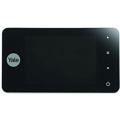 Yale Mira digital eletrónica com autoimagem 45-4500-1440-00-60-01, prateada, vista em direto, ângulo de visão de 105°, gravação de imagens, campainha integrada Yale Mira digital eletrónica com autoimagem 45-4500-1440-00-60-01, prateada, vista em direto, ângulo de visão de 105°, gravação de imagens, campainha integrada