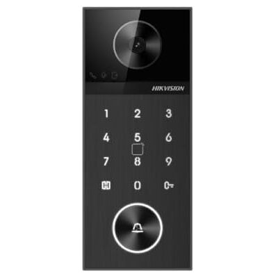 Hikvision Porta-moedas IP Pro Series 4MP Wi-Fi 6 PoE IP65 DS-KV6124-WBE1 Hikvision Porta-moedas IP Pro Series 4MP Wi-Fi 6 PoE IP65 DS-KV6124-WBE1