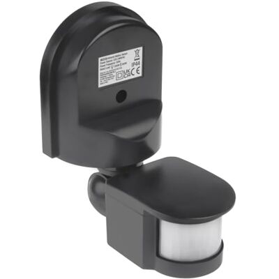 Maclean MCE25 Detector de movimento por infravermelhos sensor de movimento e repuscular Ângulo de detecção: 180° Faixa de detecção: 5-12 m Instalação exterior teto parede (1, cinzento) Maclean MCE25 Detector de movimento por infravermelhos sensor de movimento e repuscular Ângulo de detecção: 180° Faixa de detecção: 5-12 m Instalação exterior teto parede (1, cinzento)