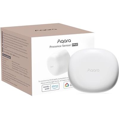 Aqara Sensor de Presença FP1E Zigbee 3.0, Matter Over Bridge, Requer HUB, Sensor de Movimento por Radar mmWave, Aprendizado Espacial AI, Compatível com HomeKit, Alexa, Google Home, SmartThings Requiere HUB, Sensor de Movimiento, AI Spatial Learning, C Aqara Sensor de Presença FP1E Zigbee 3.0, Matter Over Bridge, Requer HUB, Sensor de Movimento por Radar mmWave, Aprendizado Espacial AI, Compatível com HomeKit, Alexa, Google Home, SmartThings Requiere HUB, Sensor de Movimiento, AI Spatial Learning, C