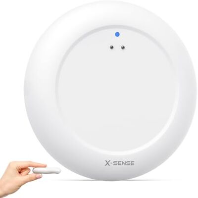 X-Sense Sensor de água Wi-Fi ; detetor inteligente de fugas de água com alertas de aplicação, IP67 resistente à água, detetor sem fios para cozinha, casa de banho, cave, (1 unidade) X-Sense Sensor de água Wi-Fi ; detetor inteligente de fugas de água com alertas de aplicação, IP67 resistente à água, detetor sem fios para cozinha, casa de banho, cave, (1 unidade)