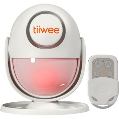 tiiwee A2 Sistema de alarme anti-roubo de sensor de movimento PIR com controlo remoto sereia de 120 dB expansível tiiwee A2 Sistema de alarme anti-roubo de sensor de movimento PIR com controlo remoto sereia de 120 dB expansível