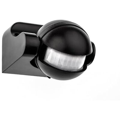 HUBER Motion 2 Detector de movimento por infravermelhos de 180° interior/exterior IP44 I 230 V detetor de movimento LED adequado, ajustável verticalmente, branco HUBER Motion 2 Detector de movimento por infravermelhos de 180° interior/exterior IP44 I 230 V detetor de movimento LED adequado, ajustável verticalmente, branco