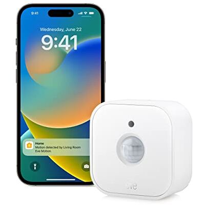 EVE Motion (Matter) sensor inteligente de movimento com sensor de luz, certificação IPX3 de resistência à água, ativação automática de luzes e dispositivos, Thread EVE Motion (Matter) sensor inteligente de movimento com sensor de luz, certificação IPX3 de resistência à água, ativação automática de luzes e dispositivos, Thread