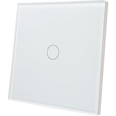 LED ATOMANT Interruptor de vidro inteligente ZigBee 3.0, 1 via (1 Gang), requer HUB ZigBee, App Smart Life ou Tuya, compatível com Alexa e Google Assistant, botão tátil para iluminação App Smart Life/Tuya LED ATOMANT Interruptor de vidro inteligente ZigBee 3.0, 1 via (1 Gang), requer HUB ZigBee, App Smart Life ou Tuya, compatível com Alexa e Google Assistant, botão tátil para iluminação App Smart Life/Tuya