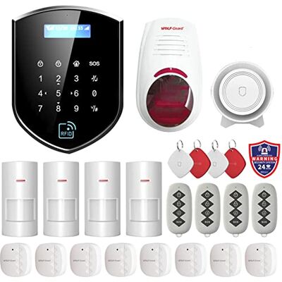 Wolf Guard WT4R Segurança antirroubo sem fio, WiFi 2.4G + 4G sistema de alarme doméstico, kit de bricolage, aplicação Tuya Smartlife compatível com Google e Alexa Wolf Guard WT4R Segurança antirroubo sem fio, WiFi 2.4G + 4G sistema de alarme doméstico, kit de bricolage, aplicação Tuya Smartlife compatível com Google e Alexa