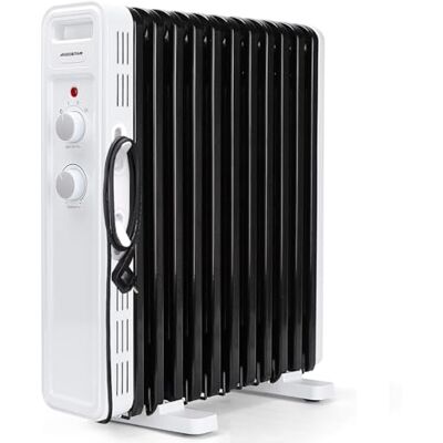 Aigostar Radiador elétrico de 11 elementos, 2300 W, 3 potências e termóstato Bajo consumo, Recoge cables, Silencioso, Protección Sobrecalentamiento y Vuelco, hasta 20 m² Luke Aigostar Radiador elétrico de 11 elementos, 2300 W, 3 potências e termóstato Bajo consumo, Recoge cables, Silencioso, Protección Sobrecalentamiento y Vuelco, hasta 20 m² Luke