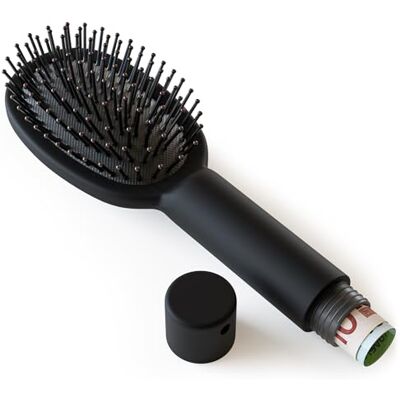 Evergreen Labs Escova de cabelo com compartimento secreto e capa de dinheiro e chaves Caixa discreta para objetos de valor cofre oculto Evergreen Labs Escova de cabelo com compartimento secreto e capa de dinheiro e chaves Caixa discreta para objetos de valor cofre oculto