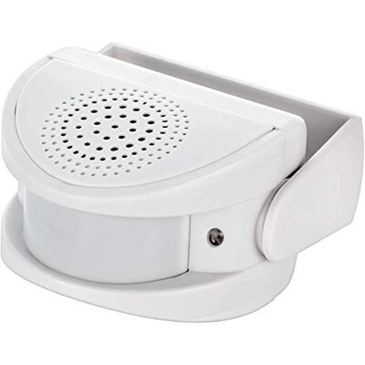 KERUI Campainha sem fios M5, detetor de movimento com alarme de som para porta/entrada de porta/casa e loja / escritório, alarme de segurança KERUI Campainha sem fios M5, detetor de movimento com alarme de som para porta/entrada de porta/casa e loja / escritório, alarme de segurança