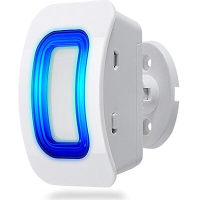Fosmon WaveLink Sensor de movimento sem fios detecção de alarme, segurança campainha de alarme para loja de garagem para casa 1 detector de movimento, 1 recetor de tomada Fosmon WaveLink Sensor de movimento sem fios detecção de alarme, segurança campainha de alarme para loja de garagem para casa 1 detector de movimento, 1 recetor de tomada