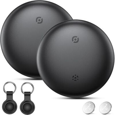 FUYAOSC Air Tracker Android ou iOS, 2 unidades Android Smart Tracker localizador de chaves, compatível com iOS Find My/Google Find Hub, rastreador de teclas Bluetooth Smart Tracker para chaves, bagagem FUYAOSC Air Tracker Android ou iOS, 2 unidades Android Smart Tracker localizador de chaves, compatível com iOS Find My/Google Find Hub, rastreador de teclas Bluetooth Smart Tracker para chaves, bagagem