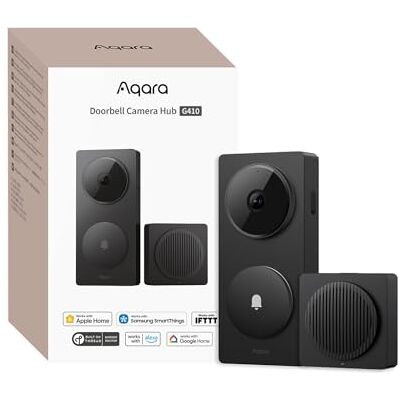 Aqara 2K campainha com câmara hub G410, HomeKit Secure Video, 4:3, preto Wi-Fi 2,4 G/5 GHz, Matter Hub incorporado, sem fio/cabo, Zigbee&Thread, suporta Apple Home, Alexa, Google, Home Assistant Aqara 2K campainha com câmara hub G410, HomeKit Secure Video, 4:3, preto Wi-Fi 2,4 G/5 GHz, Matter Hub incorporado, sem fio/cabo, Zigbee&Thread, suporta Apple Home, Alexa, Google, Home Assistant