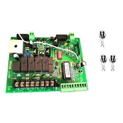 OUHFCASN Placa base de controlo de abridor de porta de batente de 24 V CC, placa de circuito impresso do controlador do motor, cartão para abridor de motor de porta de batente de 24 V CC solar para abridores OUHFCASN Placa base de controlo de abridor de porta de batente de 24 V CC, placa de circuito impresso do controlador do motor, cartão para abridor de motor de porta de batente de 24 V CC solar para abridores