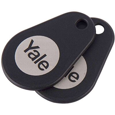 Yale Porta-chaves de fechaduras inteligentes para porta (2 unidades) preto Yale Porta-chaves de fechaduras inteligentes para porta (2 unidades) preto