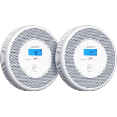 X-Sense Alarme com aviso de voz (apenas em alemão), detetor de fumo e monóxido de carbono WiFi, as funções da aplicação exigem uma estação base SBS50 (não incluída), 2 unidades X-Sense Alarme com aviso de voz (apenas em alemão), detetor de fumo e monóxido de carbono WiFi, as funções da aplicação exigem uma estação base SBS50 (não incluída), 2 unidades