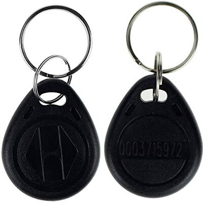 OBO HANDS 125khz Tags EM4100 RFID cartão token chave da etiqueta de controlo de acesso cartão inteligente keyfobs pacote de 100 peças (preto) OBO HANDS 125khz Tags EM4100 RFID cartão token chave da etiqueta de controlo de acesso cartão inteligente keyfobs pacote de 100 peças (preto)
