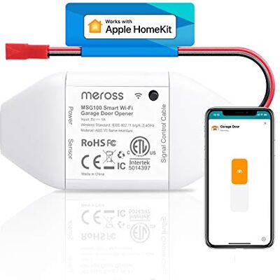 meross Inteligente abridor de porta de garagem, WiFi abertura de porta inteligente controlo remoto e voz, compatível com HomeKit, Alexa, Google Home e SmartThings meross Inteligente abridor de porta de garagem, WiFi abertura de porta inteligente controlo remoto e voz, compatível com HomeKit, Alexa, Google Home e SmartThings
