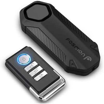 Fosmon - Alarme de bicicleta - Controlo remoto incluído - à prova d'água Fosmon - Alarme de bicicleta - Controlo remoto incluído - à prova d'água