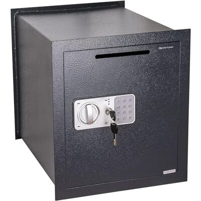 Genie Hand Cofre de Depósito de Embutir Eletrônica de Segurança com Chave e Fechadura B-Class Tecnologia Anti-Bounce Genie Hand Cofre de Depósito de Embutir Eletrônica de Segurança com Chave e Fechadura B-Class Tecnologia Anti-Bounce