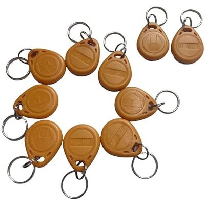 YARONGTECH Etiqueta de proximidade RFID 125 KHz Smart EM ID EM4100 somente leitura vermelho/cinza/laranja/cor preto/azul (pacote de 10) YARONGTECH Etiqueta de proximidade RFID 125 KHz Smart EM ID EM4100 somente leitura vermelho/cinza/laranja/cor preto/azul (pacote de 10)