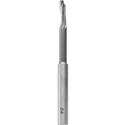 ENT Morango de ranhura em espiral HS, haste (S) de 8 mm, diâmetro (D) de 6 mm, NL1 14 mm, NL2 45 mm, Z1, GL 90 mm ENT Morango de ranhura em espiral HS, haste (S) de 8 mm, diâmetro (D) de 6 mm, NL1 14 mm, NL2 45 mm, Z1, GL 90 mm