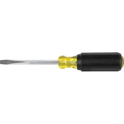 KLEIN TOOLS 600 – 4 1/4 polegadas Keystone (Heavy Duty haste quadrada ponta de chave de fenda KLEIN TOOLS 600 – 4 1/4 polegadas Keystone (Heavy Duty haste quadrada ponta de chave de fenda