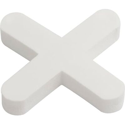 AERZETIX Conjunto de 100 cruzetas em cruz de 5 mm para juntas de azulejos e faiança em plástico chão parede cola AERZETIX Conjunto de 100 cruzetas em cruz de 5 mm para juntas de azulejos e faiança em plástico chão parede cola