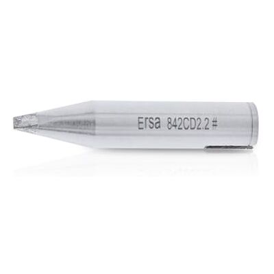 ersa dur 0842CD Ponta de soldador para estações de soldado RDS80 / Analog60 / MS8000 uv com alta demanda térmica, reta com forma cinzelada ersa dur 0842CD Ponta de soldador para estações de soldado RDS80 / Analog60 / MS8000 uv com alta demanda térmica, reta com forma cinzelada