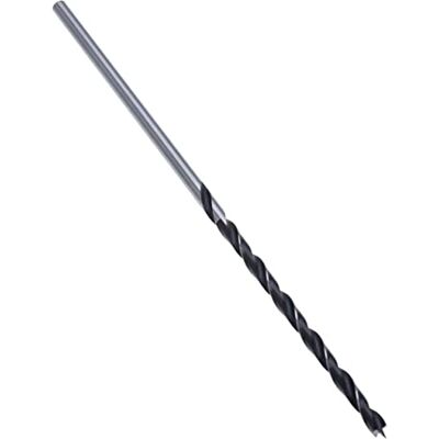 Keple Broca extra longa de 5 mm x 300 mm (pacote de 2) Broca de ponta Brad e espiral retorcida para perfuração de madeira, plástico, borracha, bricolagem Fabricada em aço carbono Keple Broca extra longa de 5 mm x 300 mm (pacote de 2) Broca de ponta Brad e espiral retorcida para perfuração de madeira, plástico, borracha, bricolagem Fabricada em aço carbono