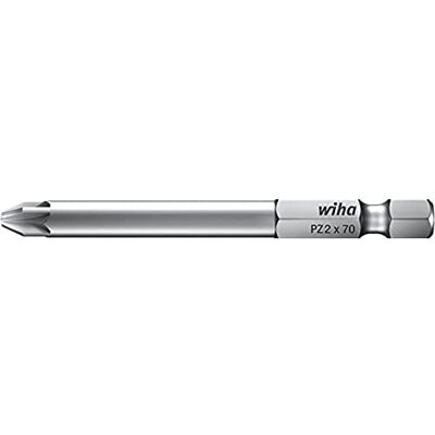 Wiha 01812 Ponta profissional 7042ZL PZ2 x 90 mm Ref. (embalagem de 5 unidades) Wiha 01812 Ponta profissional 7042ZL PZ2 x 90 mm Ref. (embalagem de 5 unidades)