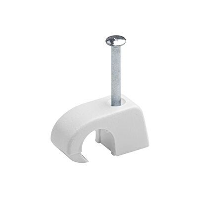 Meister Grampo Express – num conjunto prático – para fixação de cabos e canos, inclui pregos/grampos de prego, Meister Grampo Express – num conjunto prático – para fixação de cabos e canos, inclui pregos/grampos de prego,