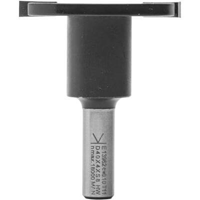 ENT Fresa de ranhura, em carboneto, haste (S) de 8 mm, diâmetro (D) de 40 mm, NL de 4 mm, GL de 50 mm, montada num mandril de fixação ENT Fresa de ranhura, em carboneto, haste (S) de 8 mm, diâmetro (D) de 40 mm, NL de 4 mm, GL de 50 mm, montada num mandril de fixação