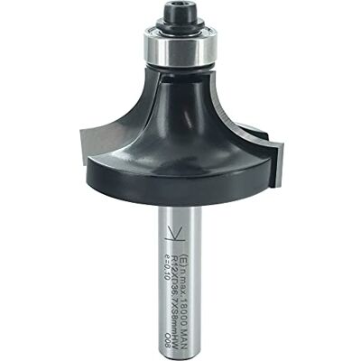 ENT Morango de arredondamo, em carboneto, haste (S) de 8 mm, diâmetro (D) de 36,7 mm, NL 19 mm, R 12 mm, SL 32 mm, com rolamo de esferas ENT Morango de arredondamo, em carboneto, haste (S) de 8 mm, diâmetro (D) de 36,7 mm, NL 19 mm, R 12 mm, SL 32 mm, com rolamo de esferas
