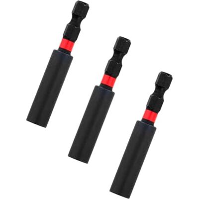 Saxton Blades Saxton Impact Duty Srewdriver Broca magnética forte para brocas de 1/4 polegadas, haste hexagonal para Bosch, Makita, Milwaukee, Dewalt, etc. (3) Saxton Blades Saxton Impact Duty Srewdriver Broca magnética forte para brocas de 1/4 polegadas, haste hexagonal para Bosch, Makita, Milwaukee, Dewalt, etc. (3)