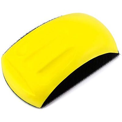 QWORK ® 150 mm Taco de Lixa, Bloco de Lixamento Manual com Gancho e Laço para Disco de Polimento QWORK ® 150 mm Taco de Lixa, Bloco de Lixamento Manual com Gancho e Laço para Disco de Polimento
