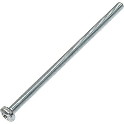AERZETIX Conjunto de 10 parafusos de metal com cabeça cilíndrica M4x80mm com ranhura PH2 parafuso de montagem DIN 7985 dureza 4.8 aço de carbono cor prata AERZETIX Conjunto de 10 parafusos de metal com cabeça cilíndrica M4x80mm com ranhura PH2 parafuso de montagem DIN 7985 dureza 4.8 aço de carbono cor prata