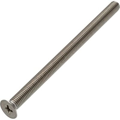 AERZETIX C59558. Parafusos de metal M5 x 80 mm cabeça fresada PH2 DIN 965 AERZETIX C59558. Parafusos de metal M5 x 80 mm cabeça fresada PH2 DIN 965