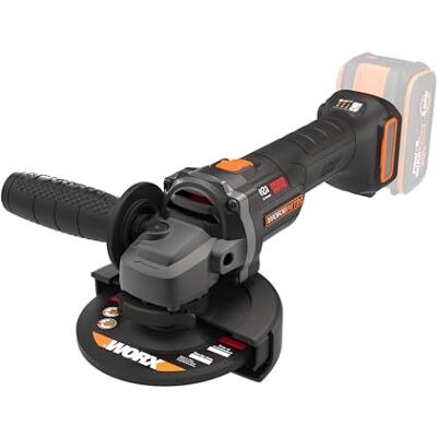 WORX Rebarbadora 20V 125mm sem bateria nem carregador, Alto desempenho em trabalhos de bricolagem avançados, corte 50% mais rápido, reparações em metal e pedra. WORX Rebarbadora 20V 125mm sem bateria nem carregador, Alto desempenho em trabalhos de bricolagem avançados, corte 50% mais rápido, reparações em metal e pedra.