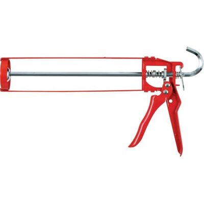 fischer – Pistola de cartucho KP M 1 para tubos de silicone de até 310 ml, versão leve de material metálico, com mecanismo de avanço contínuo, dosagem necessária, manuseio simples fischer – Pistola de cartucho KP M 1 para tubos de silicone de até 310 ml, versão leve de material metálico, com mecanismo de avanço contínuo, dosagem necessária, manuseio simples