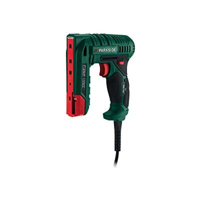 Parkside Clavadora/agrafadora elétrica PHET 15 B1, compatível com acessórios padrão quando precisar recarregar pregos e agrafos. Áreas de uso: decoração, artesanato ou lar. Comprimento do cabo: 3 m Parkside Clavadora/agrafadora elétrica PHET 15 B1, compatível com acessórios padrão quando precisar recarregar pregos e agrafos. Áreas de uso: decoração, artesanato ou lar. Comprimento do cabo: 3 m