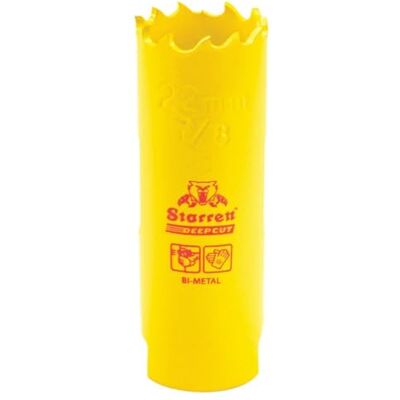 Starrett Crown PERF.BIMETAL DEEP CUT 22 mm. DiAM. Starrett Crown PERF.BIMETAL DEEP CUT 22 mm. DiAM.