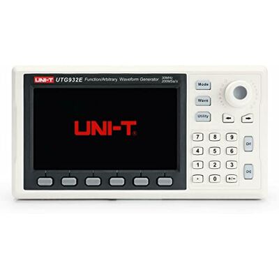 Uni-T Gerador de funções de 30 MHz, UTG932E, gerador de forma de onda arbitrária, 2 canais, 200 MSa/s, resolução vertical de 14 bits, tomada europeia Uni-T Gerador de funções de 30 MHz, UTG932E, gerador de forma de onda arbitrária, 2 canais, 200 MSa/s, resolução vertical de 14 bits, tomada europeia