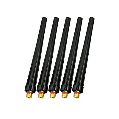 RIVERWELD TIG Tampas traseiras de ajuste longo SR DB PTA WP 9 20 25 série de tocha de soldagem TIG pacote de 5 RIVERWELD TIG Tampas traseiras de ajuste longo SR DB PTA WP 9 20 25 série de tocha de soldagem TIG pacote de 5