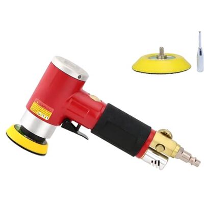 ZHONG AN Novo afiador/polidor angular de pressão de ar de lixadora orbital de alto desempenho mini retângulo de lixamento reto vermelho comprido de 50 mm e 75 mm (vermelho) ZHONG AN Novo afiador/polidor angular de pressão de ar de lixadora orbital de alto desempenho mini retângulo de lixamento reto vermelho comprido de 50 mm e 75 mm (vermelho)