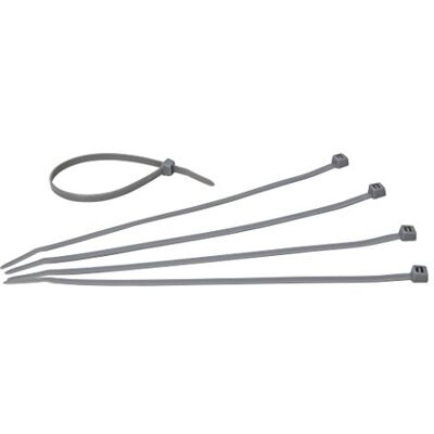 Kopp Flanges para cabos (200 x 5 mm, 50 unidades), prateado e cinzento Kopp Flanges para cabos (200 x 5 mm, 50 unidades), prateado e cinzento