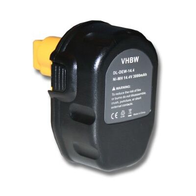 vhbw Bateria compatível com Dewalt DC612KA DC614KA, DC528 FlashLight, DC551KA, DC613KA, DC615KA ferramentas elétricas (3000 mAh, NiMH) vhbw Bateria compatível com Dewalt DC612KA DC614KA, DC528 FlashLight, DC551KA, DC613KA, DC615KA ferramentas elétricas (3000 mAh, NiMH)