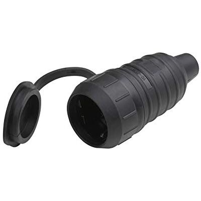 Meister IP44, Proteção de contacto de borracha, preto, com tampa/ISO de utilização, IP44, Meister IP44, Proteção de contacto de borracha, preto, com tampa/ISO de utilização, IP44,